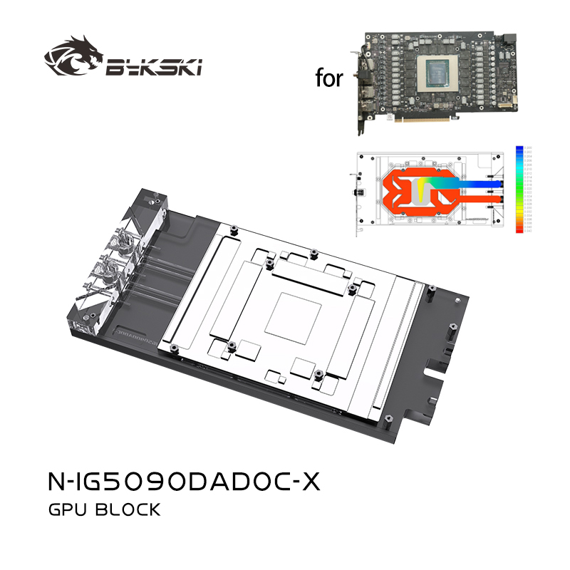 Rtx 5090 32Gb - Bykski N-IG5090DADOC-X GPU ブロック カラフルな IGame