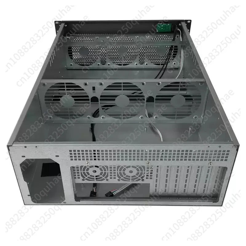 Server Gpu Chassis 4U - 4Uマルチグラフィックカードシャーシ 6/8グラフィックカードIDCルームラックサーバー GPU産業用制御コンピュータ 強力ファン