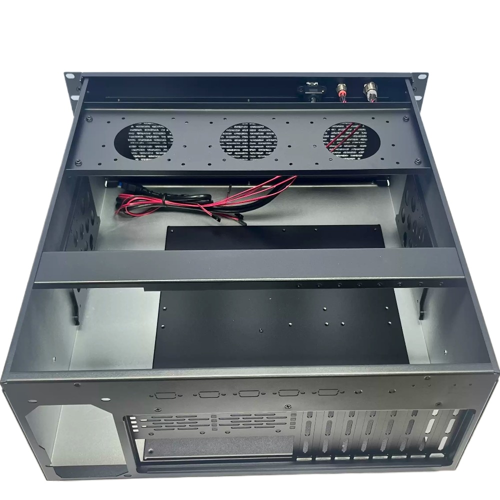 Server Gpu Chassis 4U - 4Uサーバーシャーシ EATXマザーボード 4090 GPU 360水冷 8スロットATX電源