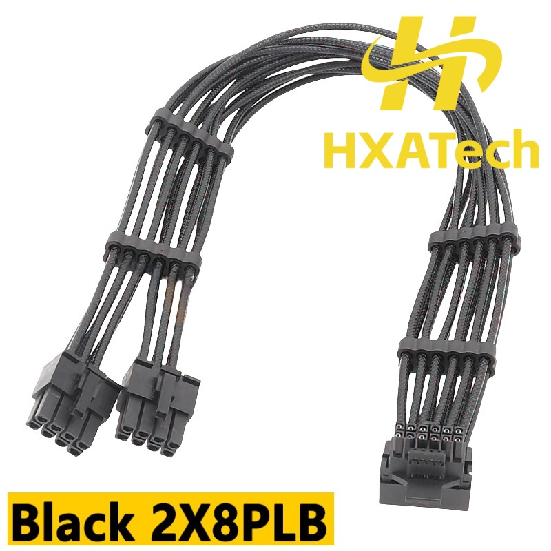 HXATech- 2x8PIN 3X8PIN 4X8PIN  - Dual 8Pin To 16Pin 12Vhpwr Cable のレビューと価格
